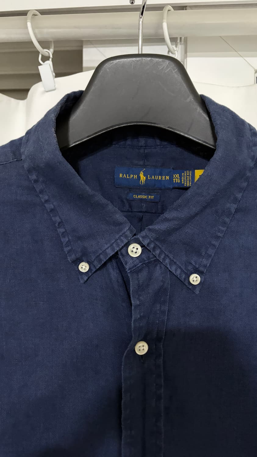 폴로 랄프로렌 린넨 셔츠 클래식핏 xxl 상품이미지2