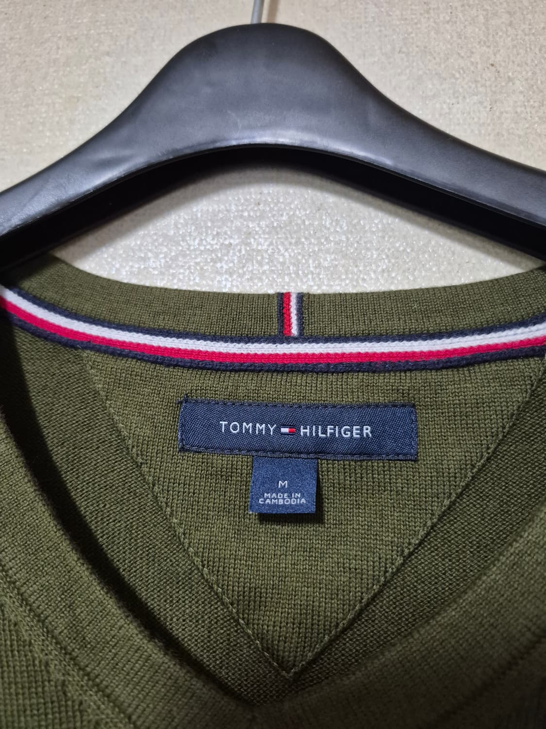 타미힐피거 브이넥 코튼니트 상품이미지6