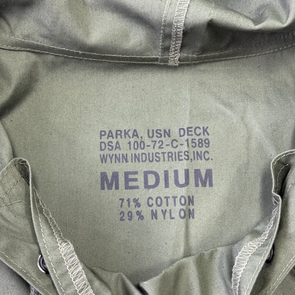 윈 인더스트리(Wynn) 70s 밀리터리 덱파카 M(105) 상품이미지9