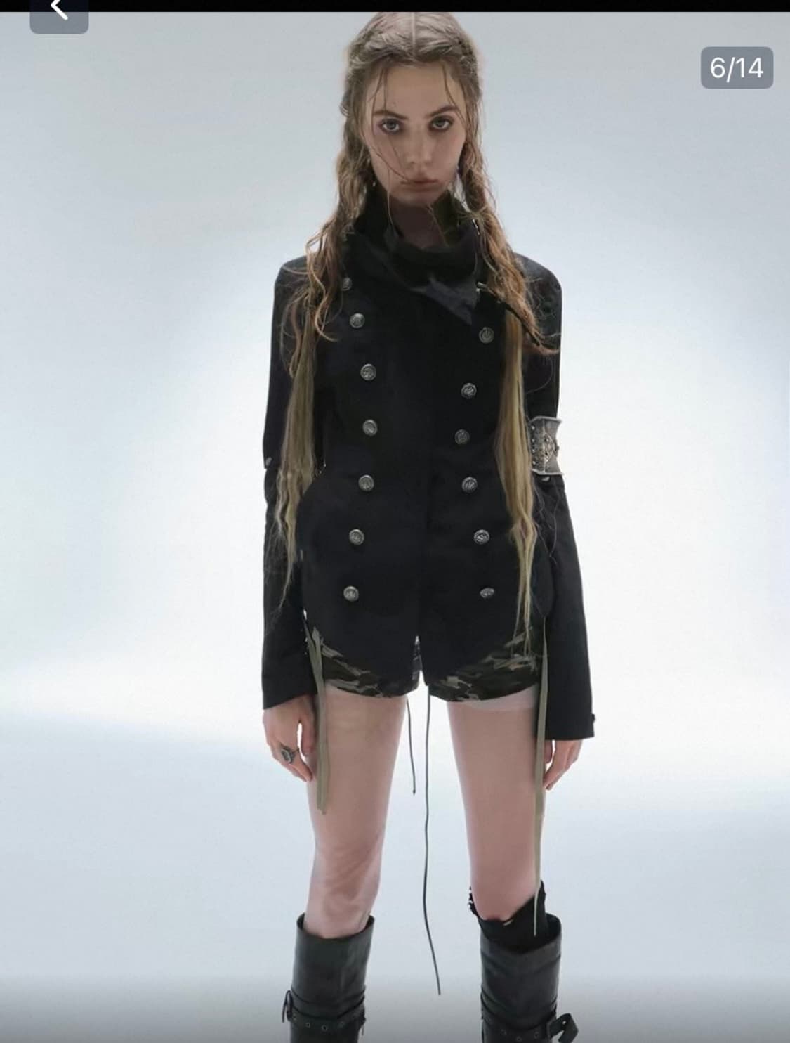 double punch 나플레옹 자켓 s size black 상품이미지2