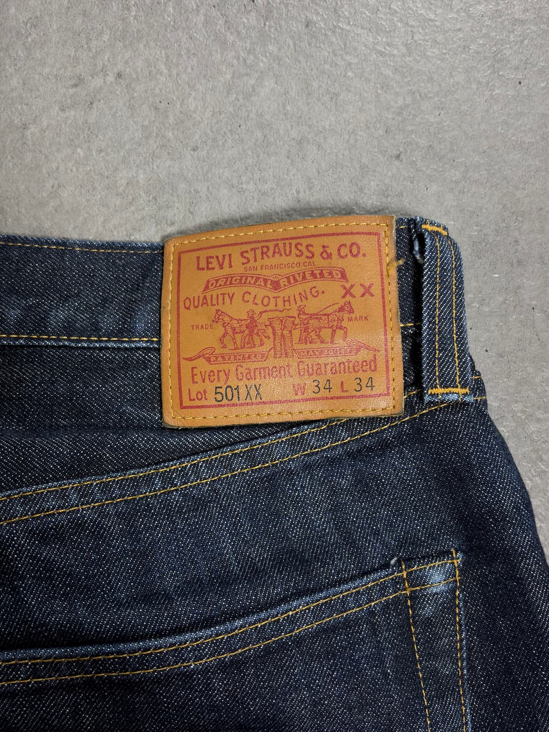 LVC 1947 501 [lvc 47501] (W32 L34) 판매 상품이미지6