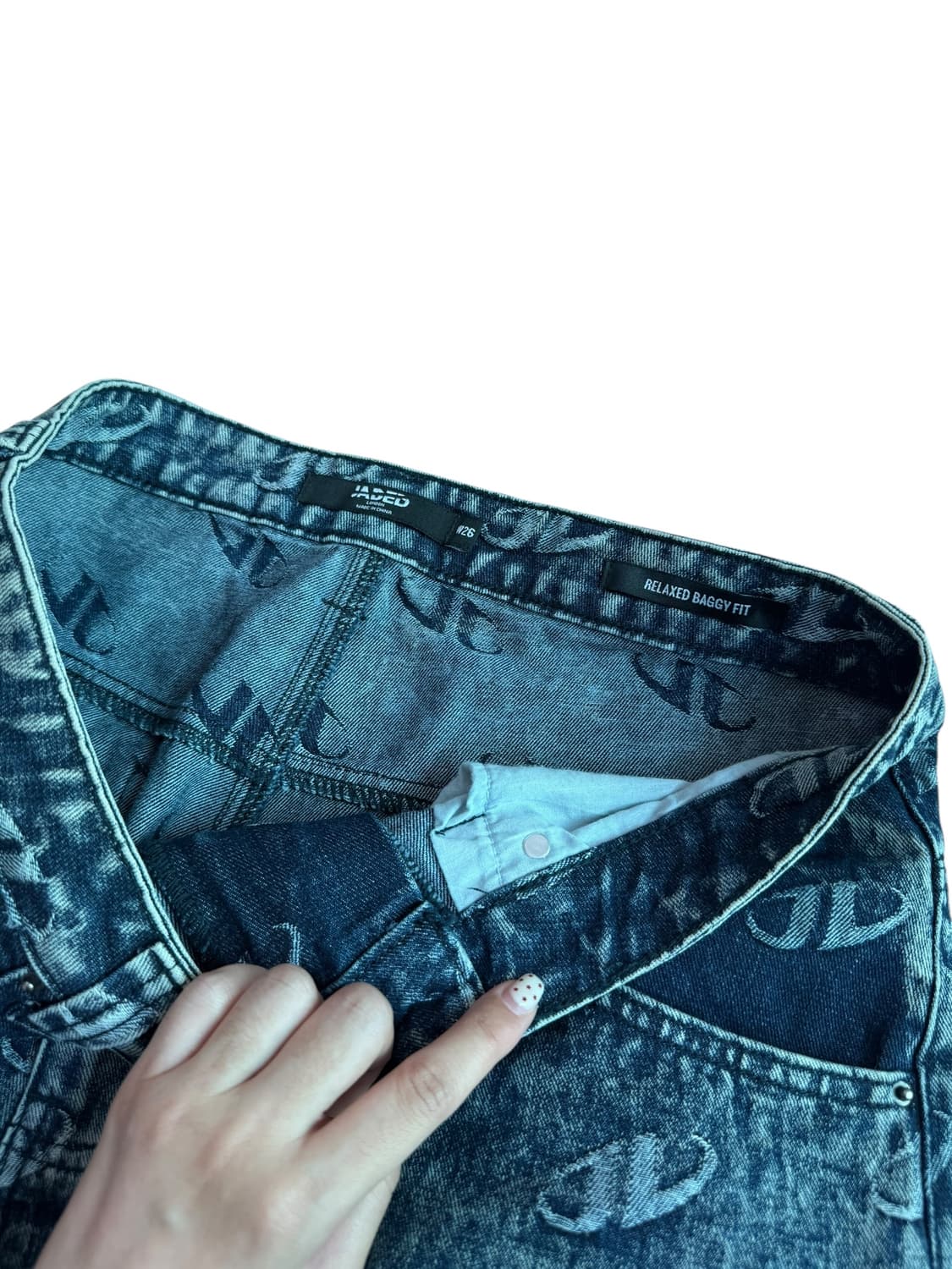 제이디드 런던 로고 데님팬츠 상품이미지9