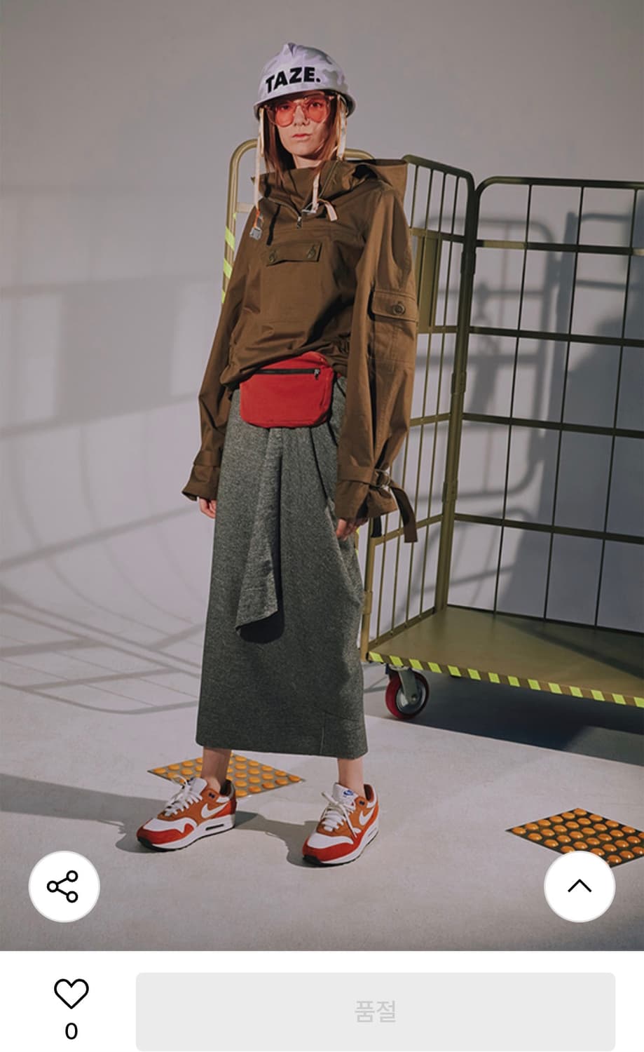 [TAZE.] 타제 코튼  아노락 후드 상품이미지1