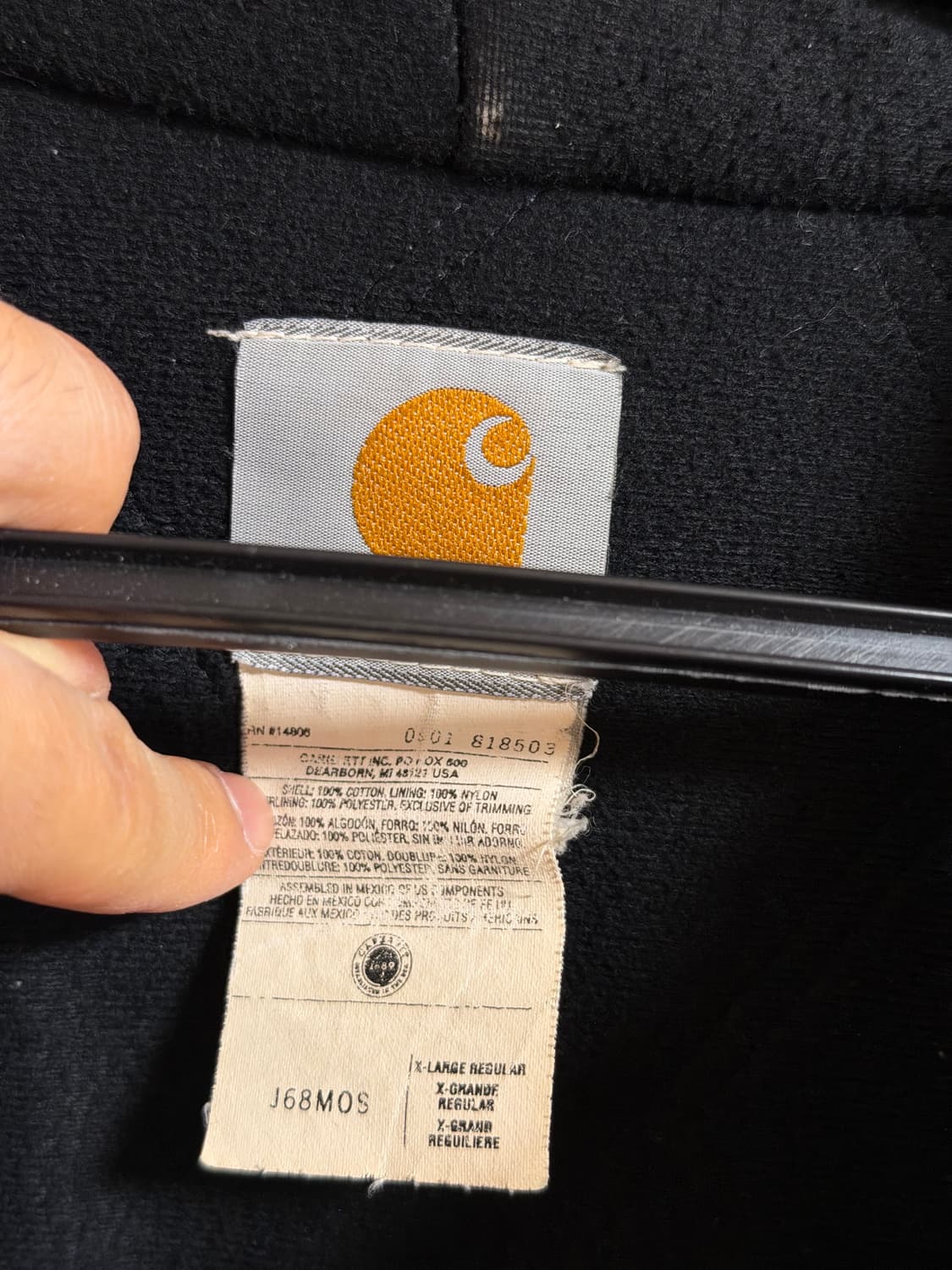 칼하트 j68 mos XL ( j130 구형 ) 상품이미지6