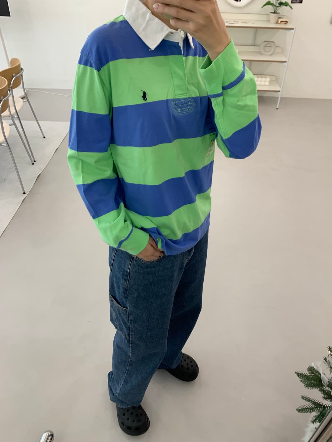 폴로 보이즈 긴팔 럭비 카라티 L(16-18) 상품이미지7