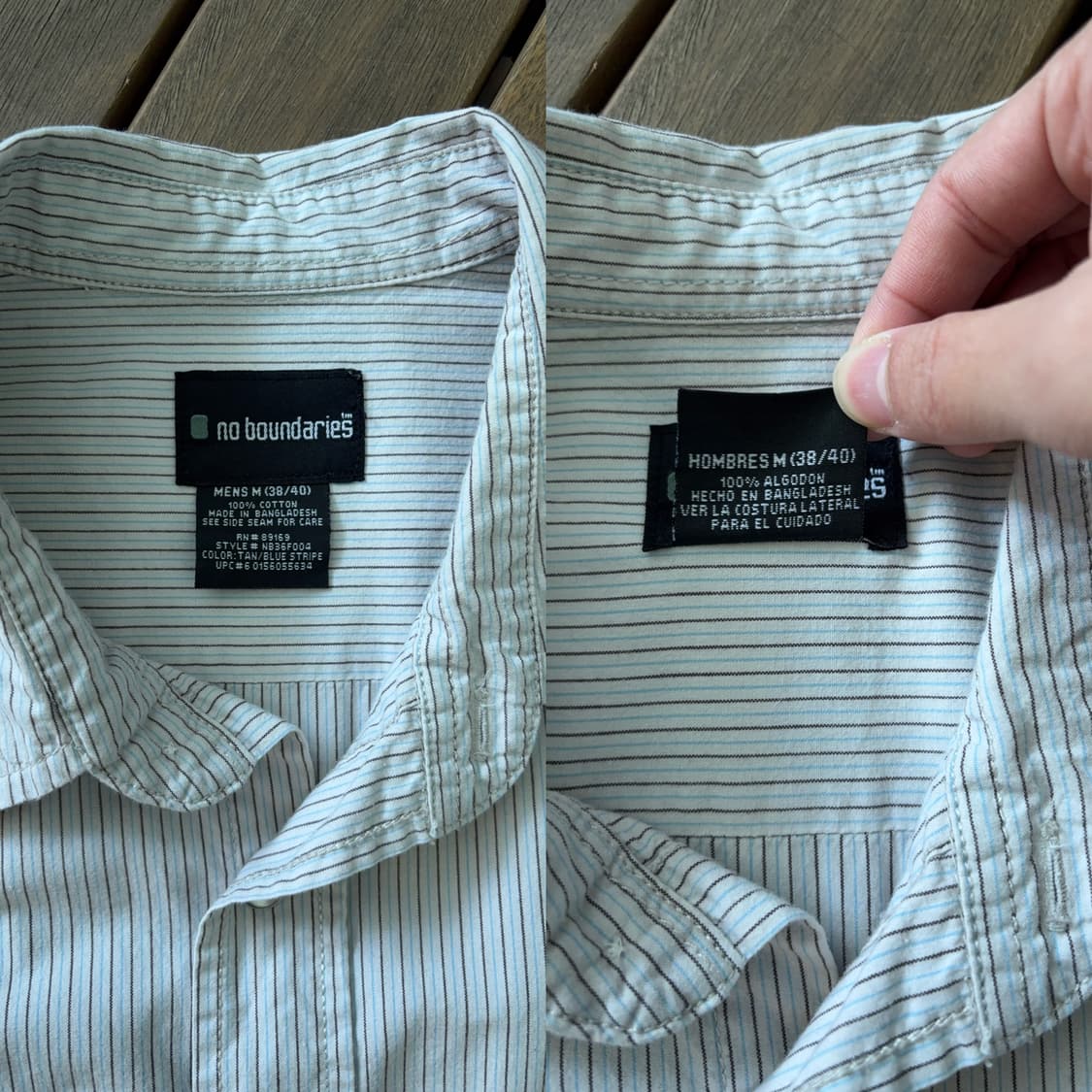 노 바운더리즈 웨스턴 스트라이프 셔츠 상품이미지10