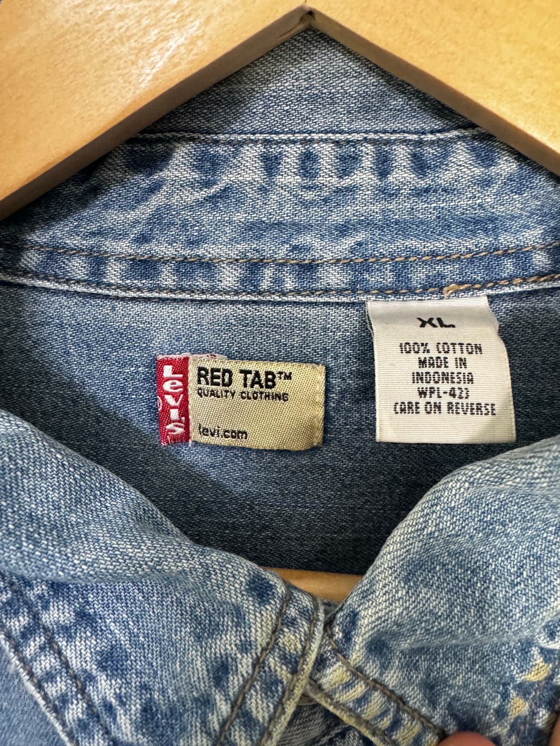 리바이스 청자켓 XL 110이상 오버핏 상품이미지2