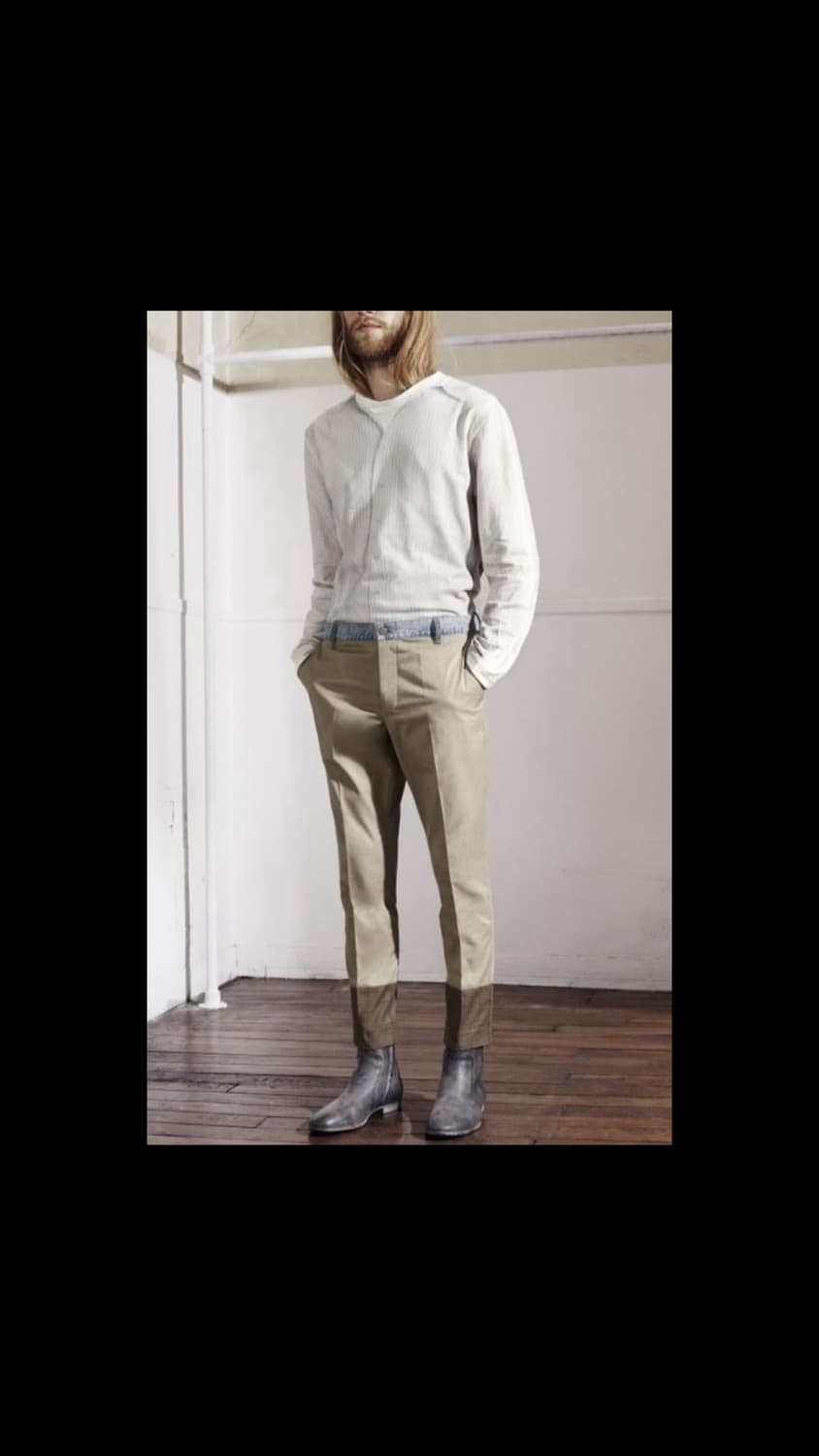 메종 마르지엘라 h&m 콜라보 치노팬츠 상품이미지1