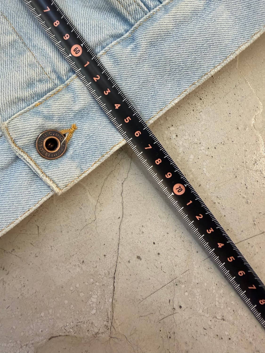 오프화이트 페어리 프린트 데님 재킷 상품이미지9