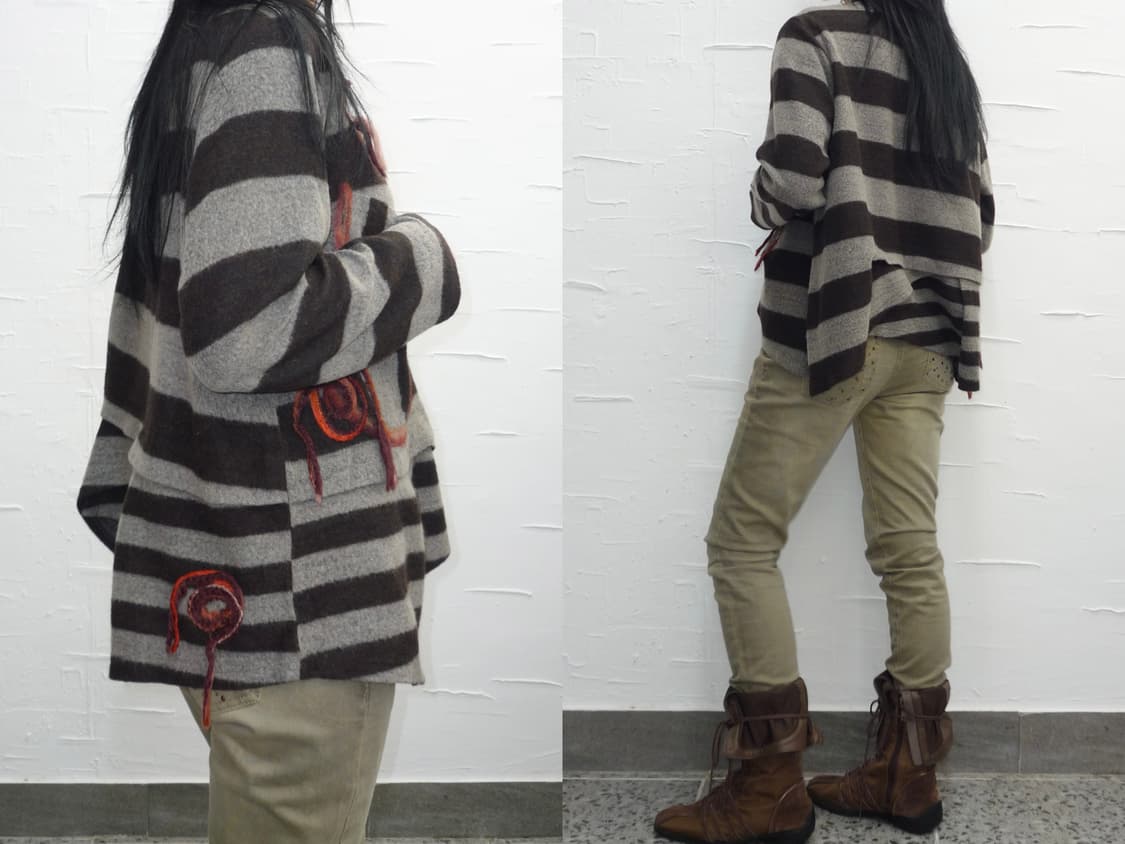 yarn point flare knit 상품이미지2