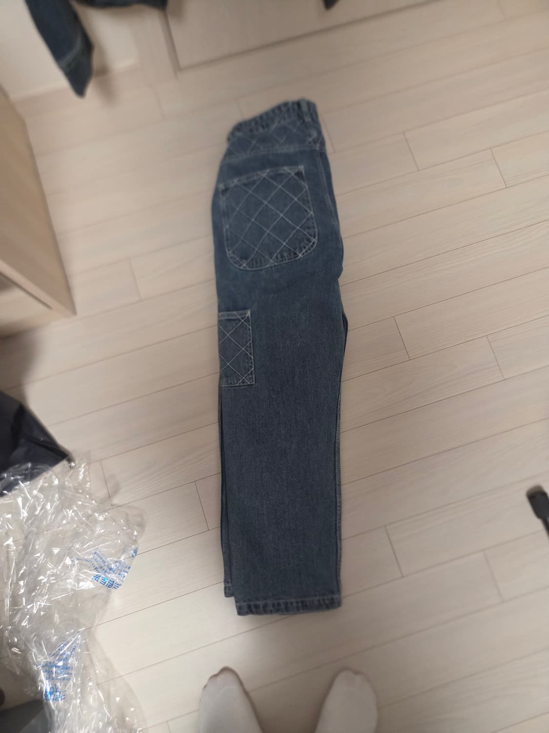 예스아이씨 카팬터 데님 팬츠 s 상품이미지5