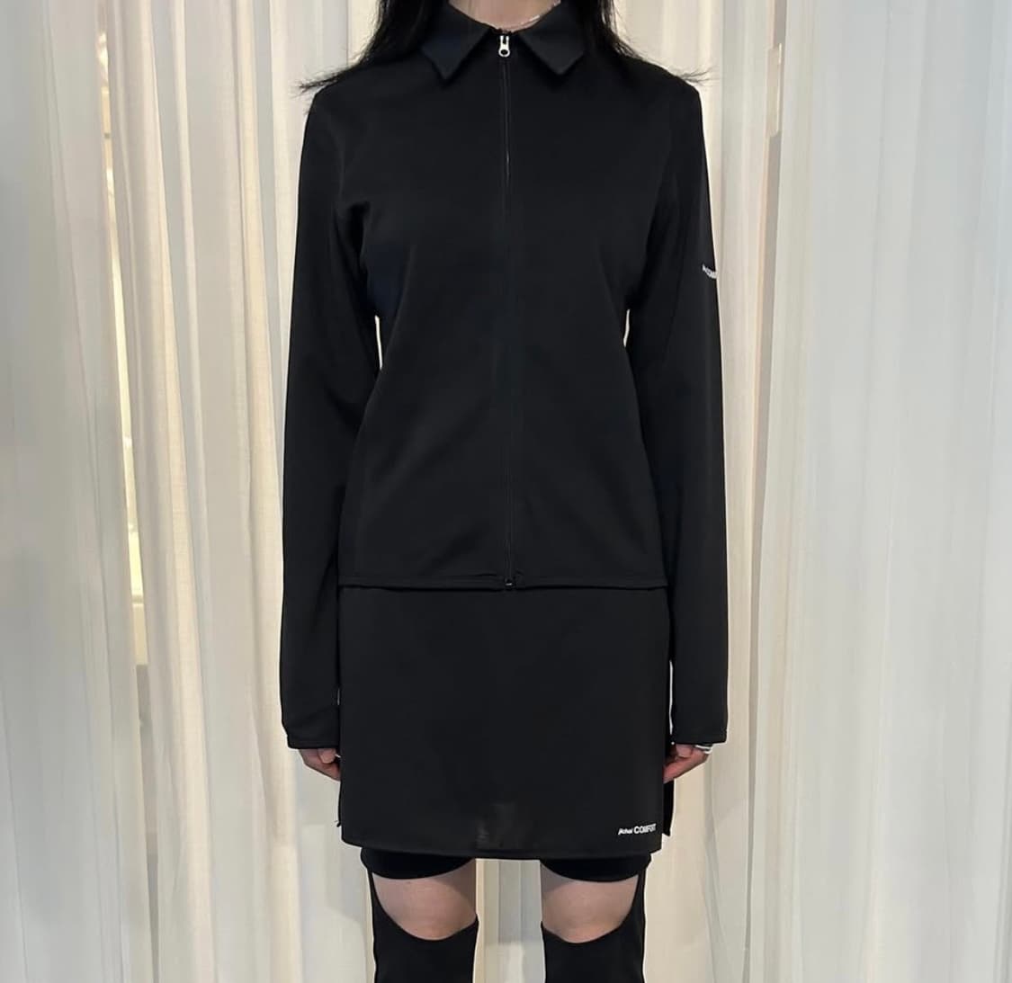 지초이 컴포트 24-002 LONG SLEEVE ZIP SHIRT 상품이미지1