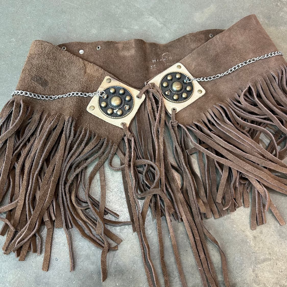 브라운 웨스턴 프린지 벨 상품이미지5