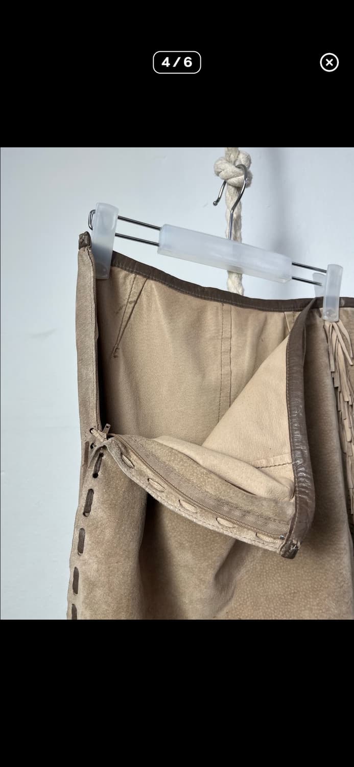 레더 프린지스커트  상품이미지4