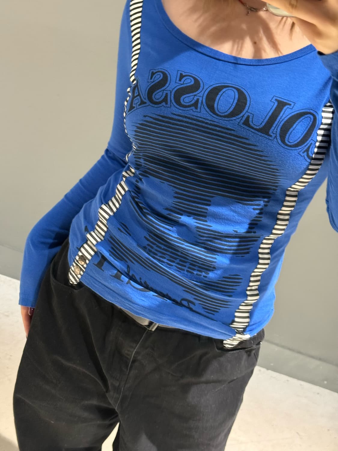 suspenders detail skull hood sleeve 상품이미지4