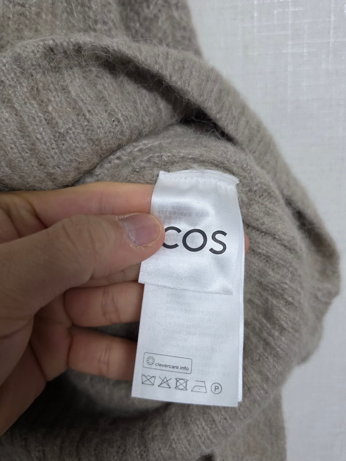 COS 코스 여성 울 알파카 가디건 M 상품이미지4