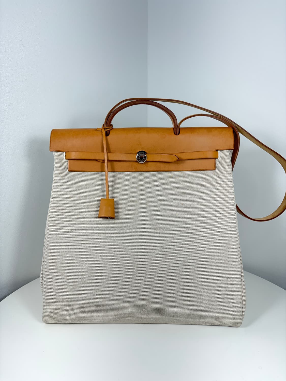 에르메스 에르백39 캔버스 아이보리 숄더백 상품이미지1