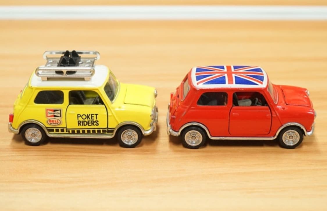 빈티지 70s 토미카 dandy 모리스 미니쿠퍼 s Mk-I 2대 상품이미지5