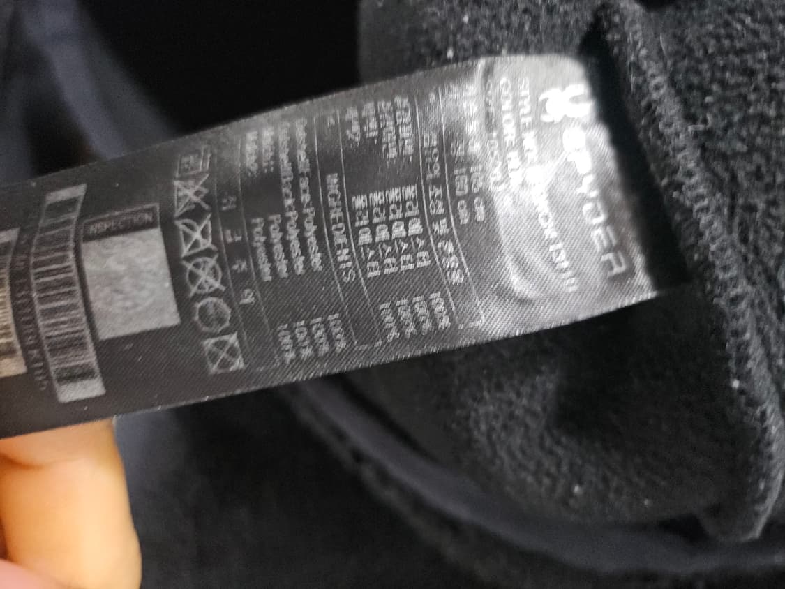 Spyder 스파이더 블랙 후리스 후드 집업 XL 상품이미지4