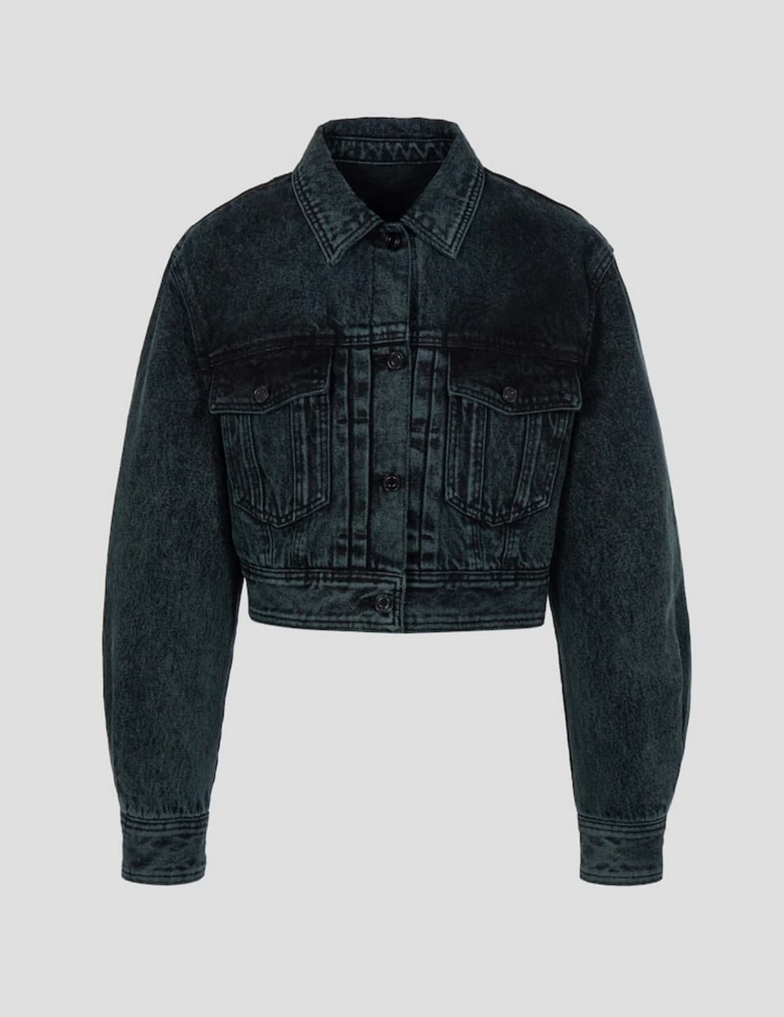 준지 여성 오버다잉 퀼티드 데님 자켓 36 새상품(택x) 상품이미지2