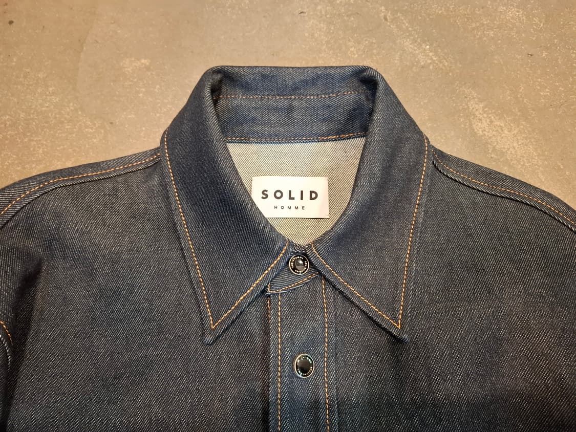 솔리드옴므 데님 셔츠 자켓 상품이미지3