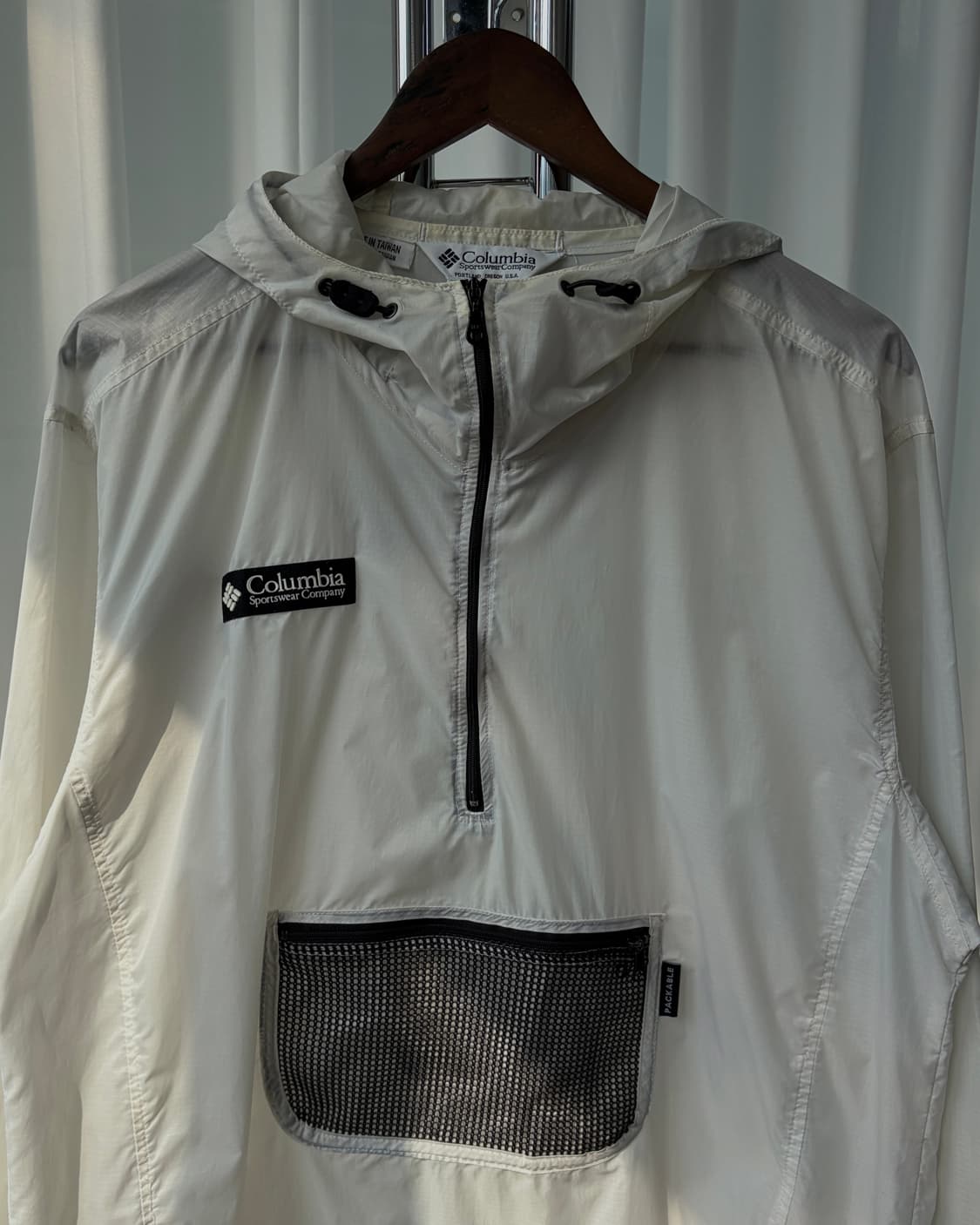 [M-L]컬럼비아 JPN 90s 패커블 하프집업 바람막이 상품이미지5