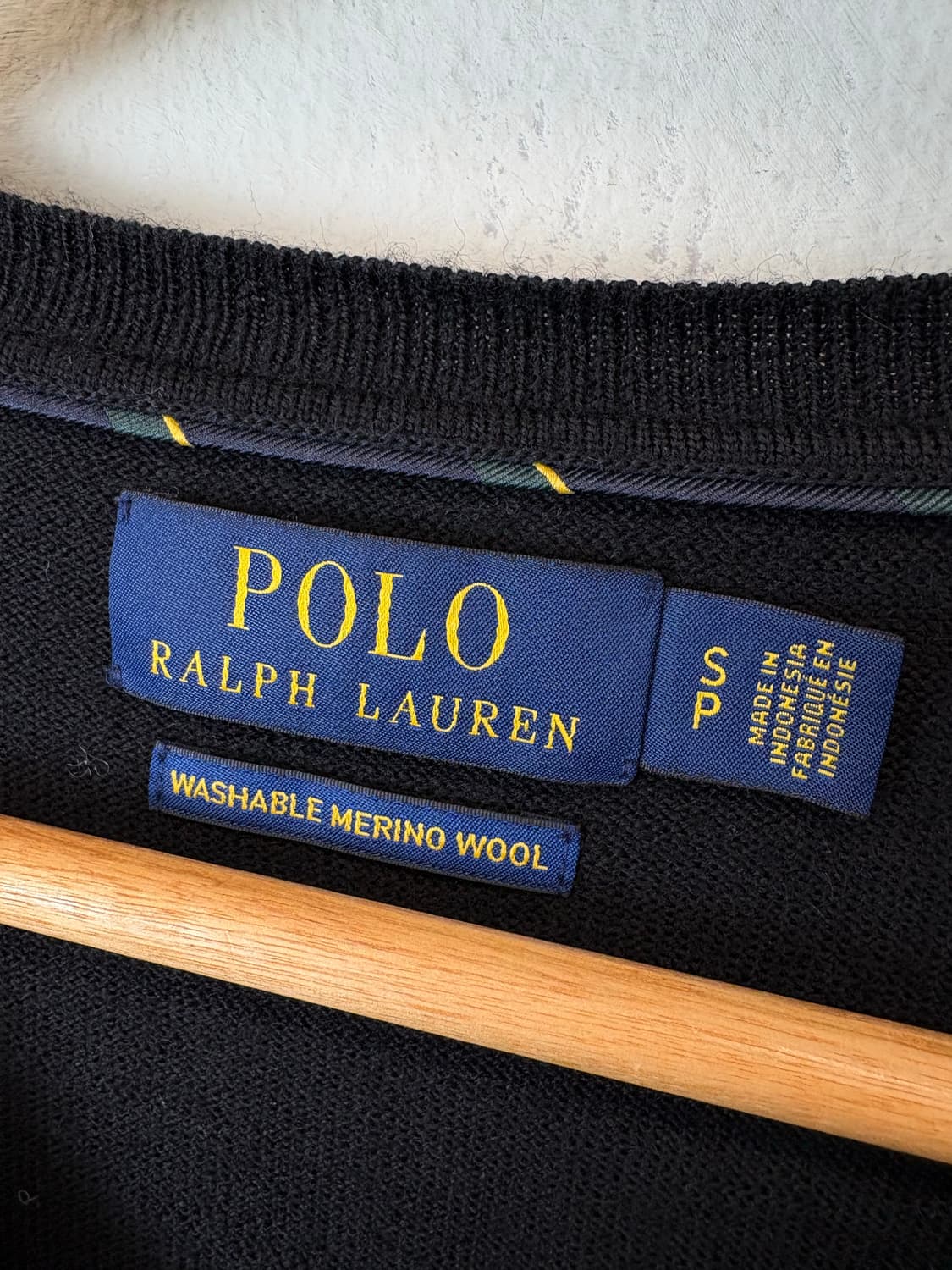 폴로랄프로렌 워셔블 메리노울 니트 블랙 상품이미지5