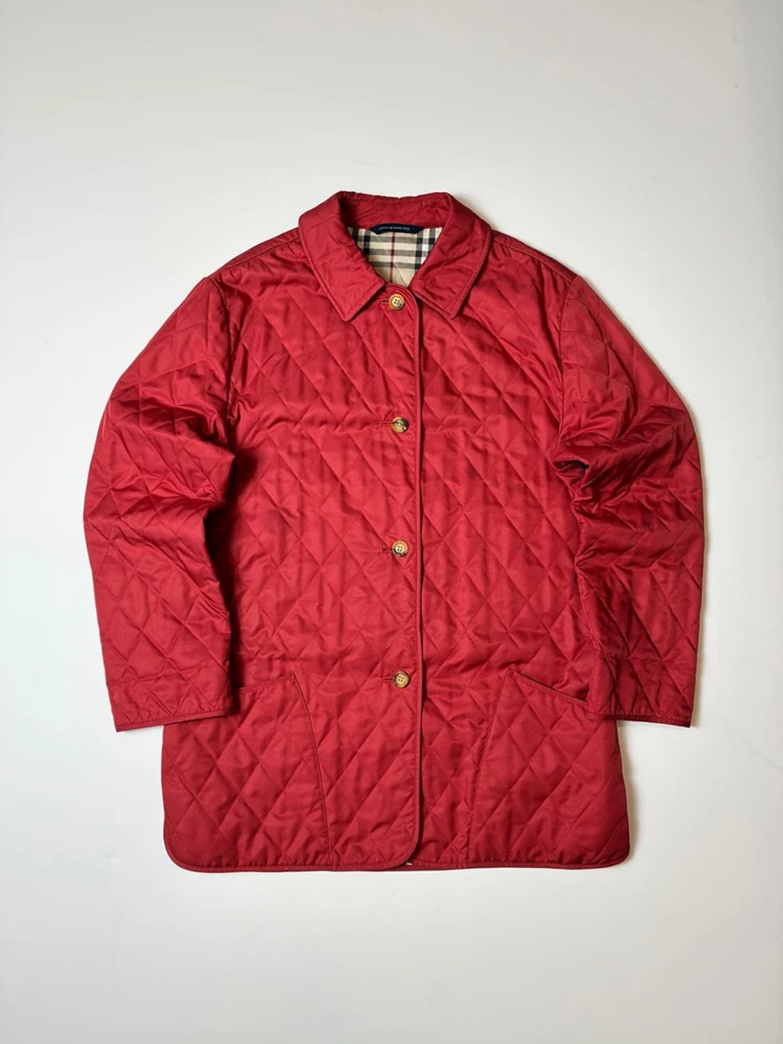 버버리 00's 체크 안감 퀼팅 자켓 PN8149 상품이미지1