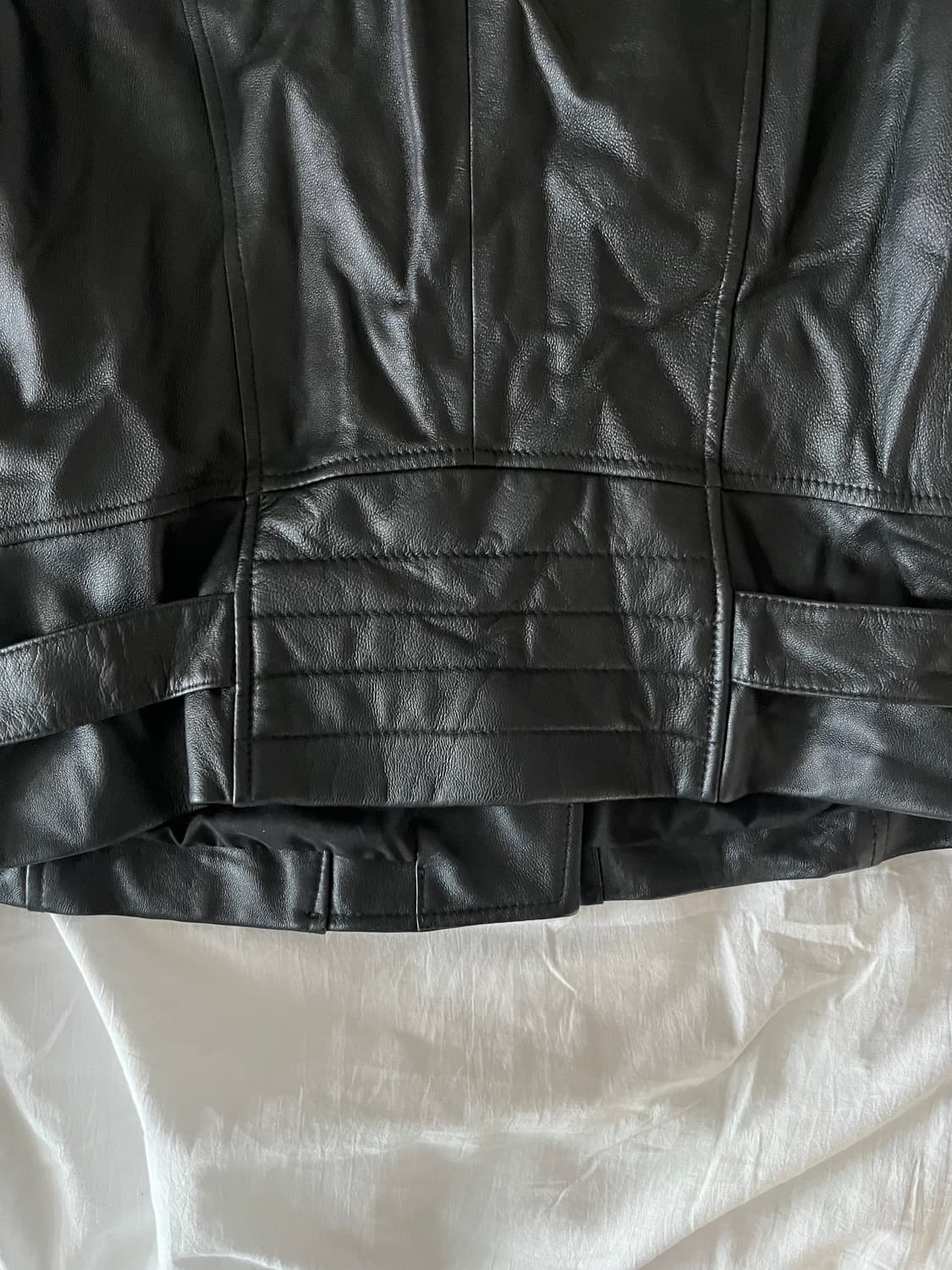 리얼램스킨 레더자켓 상품이미지5