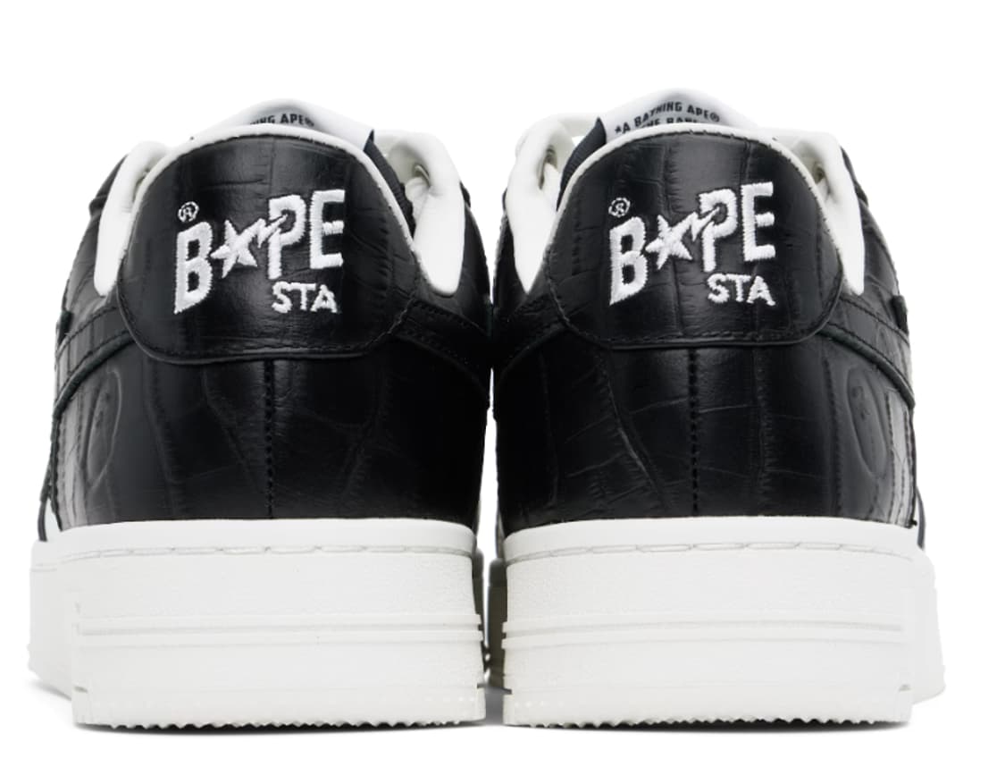 새상품 베이프 베이프스타#3 블랙&화이트 36사이즈 상품이미지2