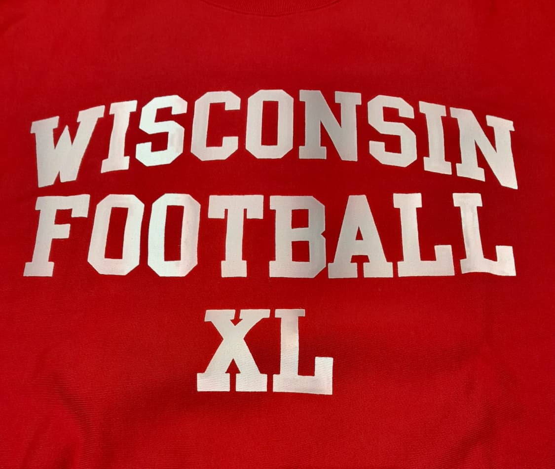 💥아웃스탠딩 위스콘신 풋볼 스웻셔츠 (S) 상품이미지6