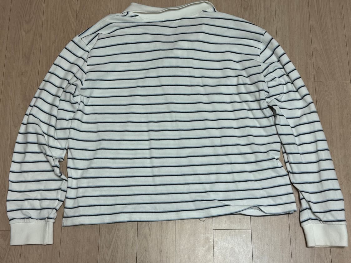 리본빛 스트라이프 피케 스카이블루 RBB Striped pk shirt 상품이미지4