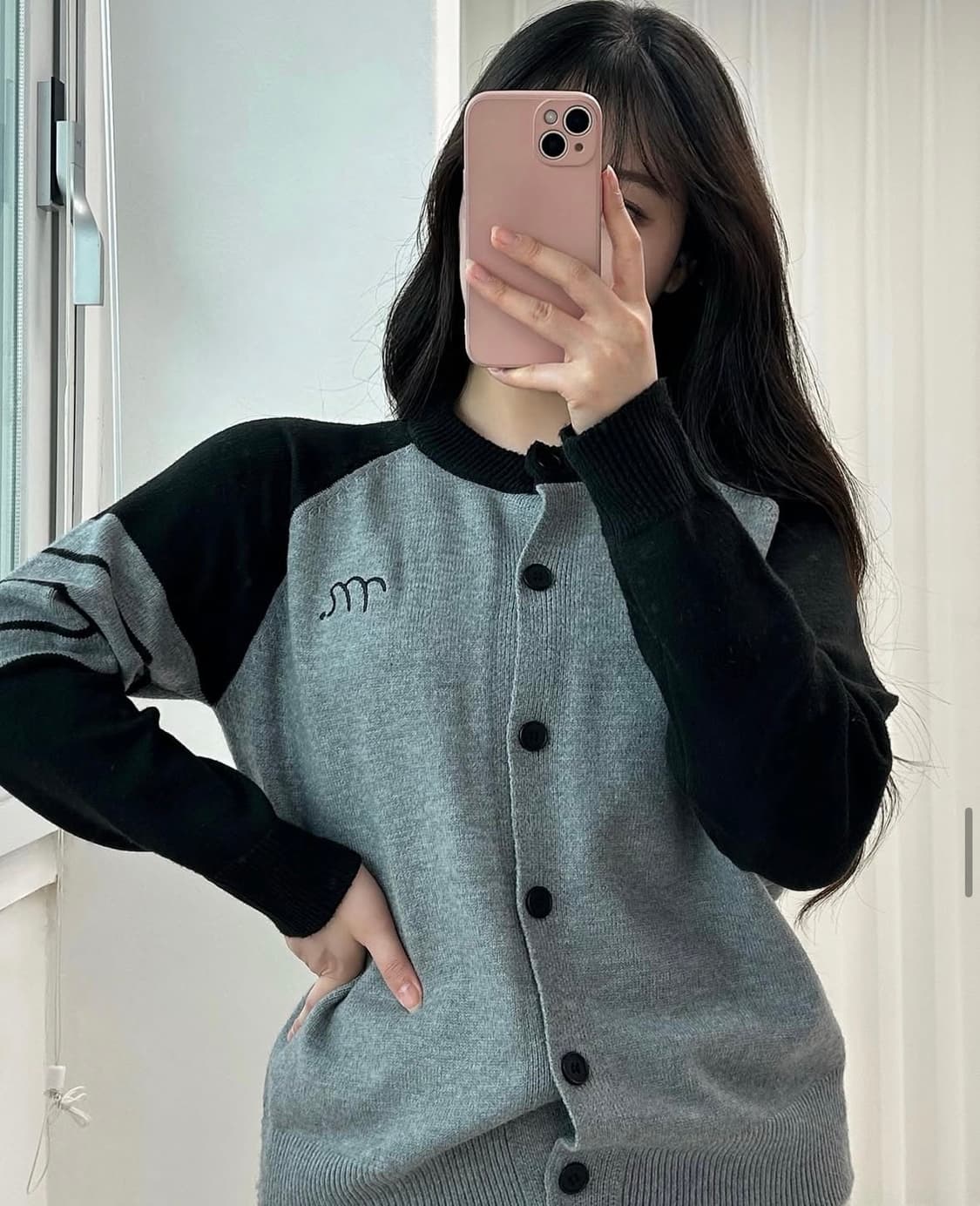 안경토끼가디건 상품이미지1