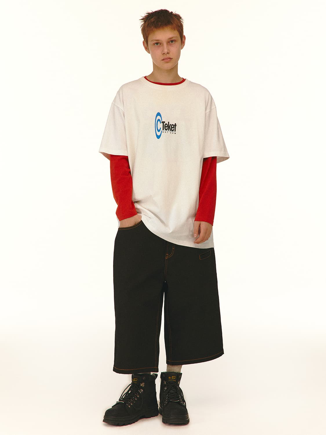 테켓 Symbol Tee White M 상품이미지7
