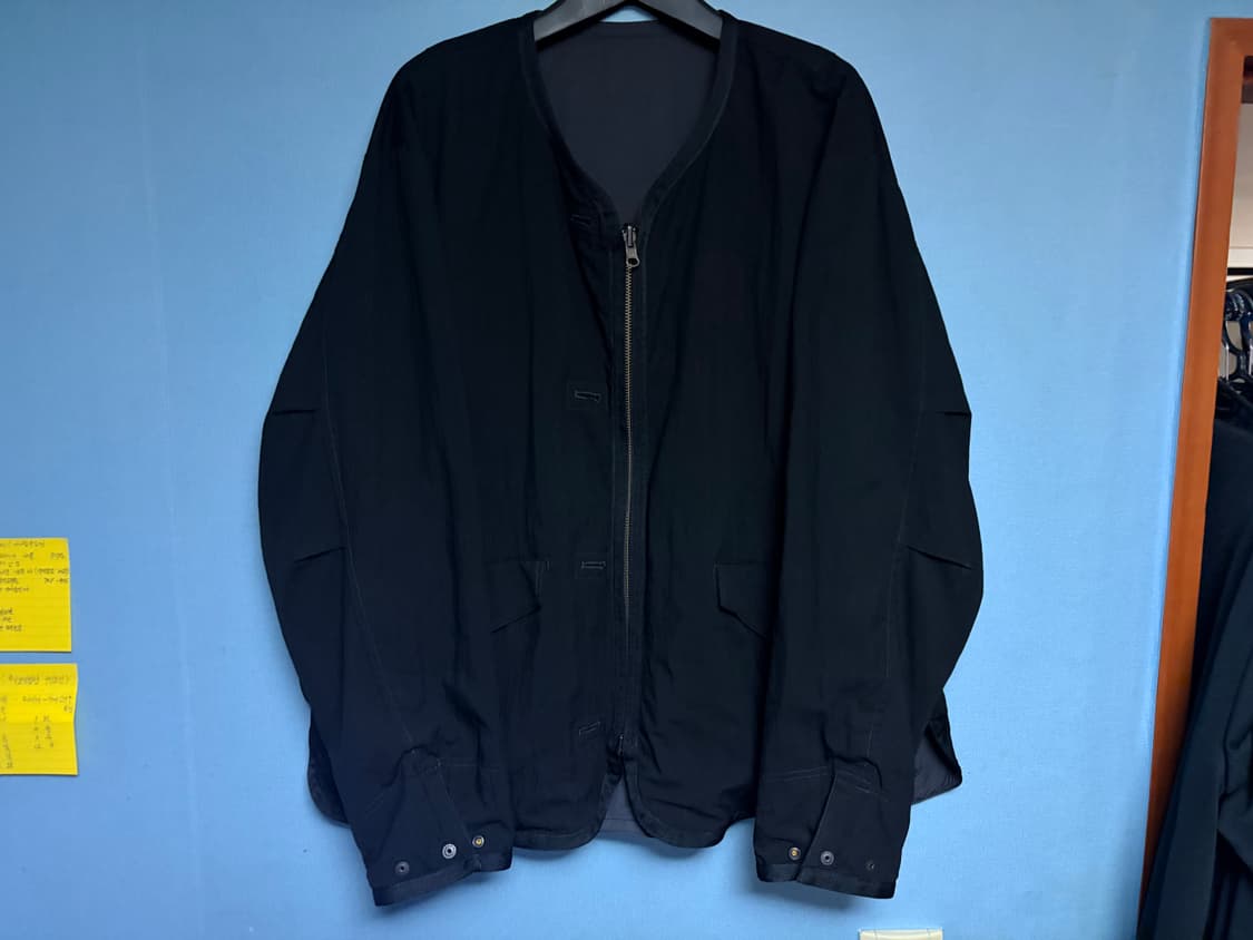 (2) 해칭룸 리버시블 라이너 자켓 차콜/블랙 상품이미지1