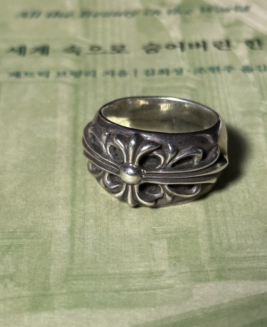 Us7.5 크롬하츠 플로랄링 상품이미지1