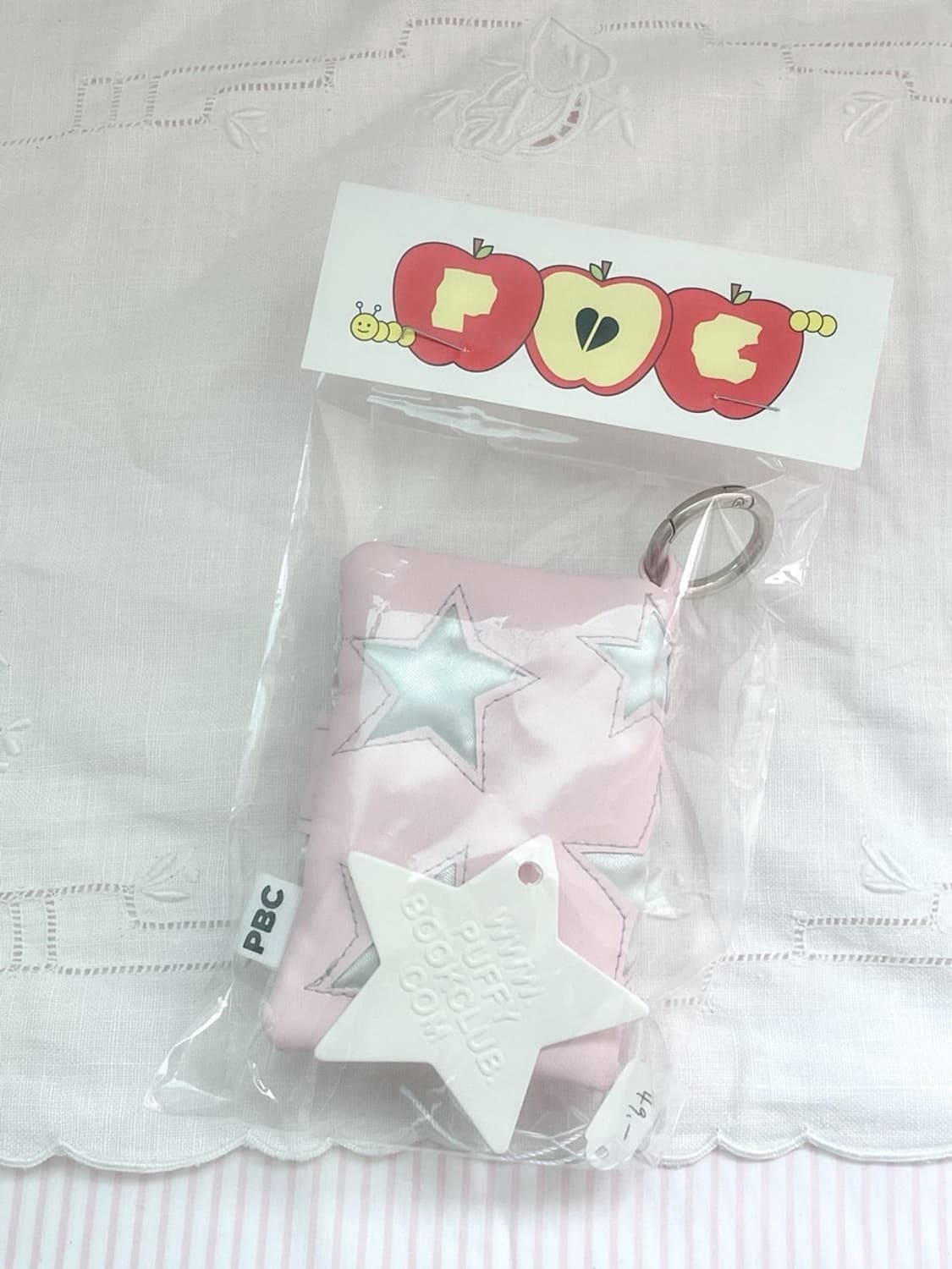 퍼피북클럽 카드 북 실버 x 핑크 (지갑) 상품이미지1