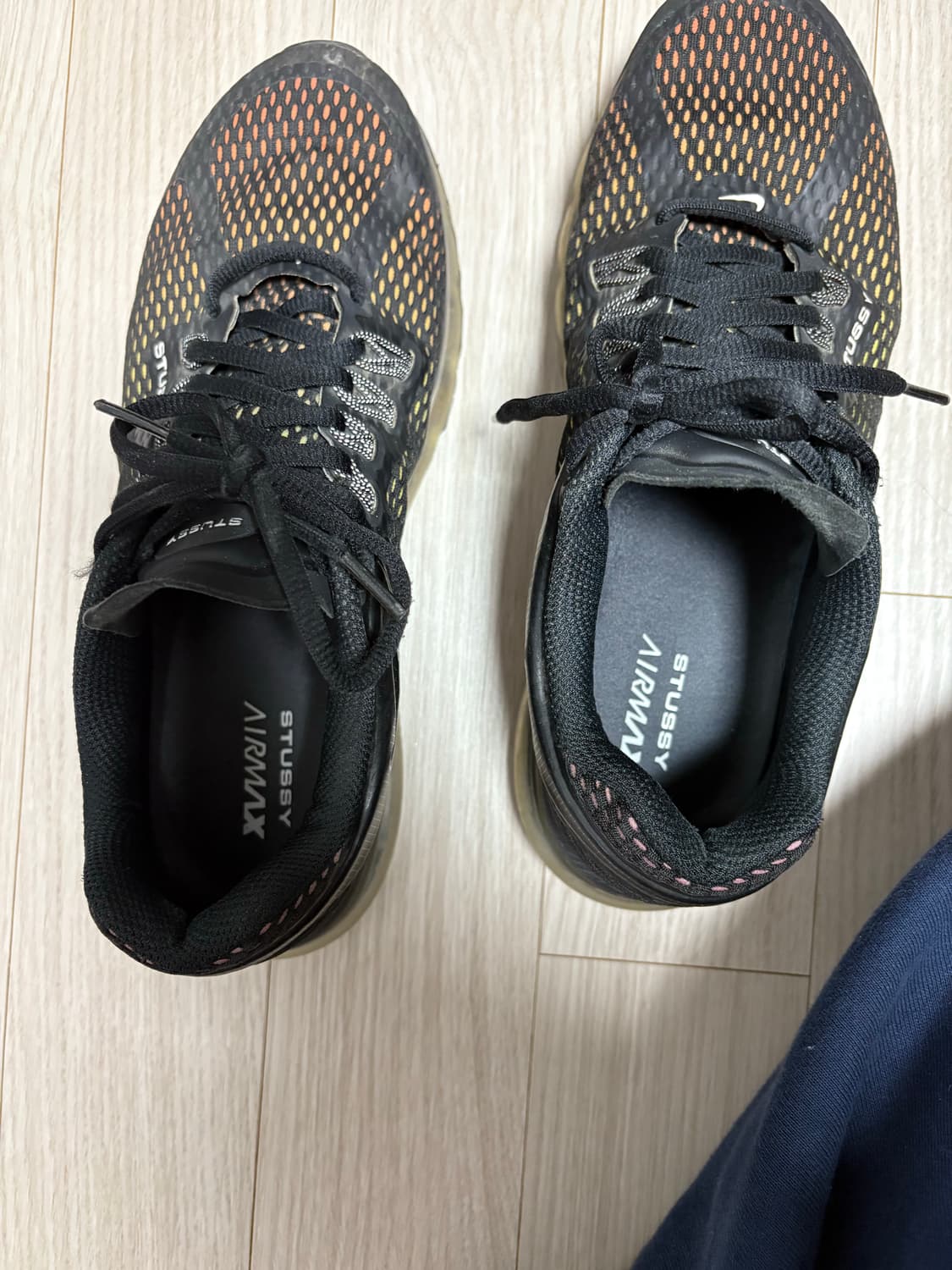 나이키 스투시 에어맥스 2013 블랙 상품이미지2