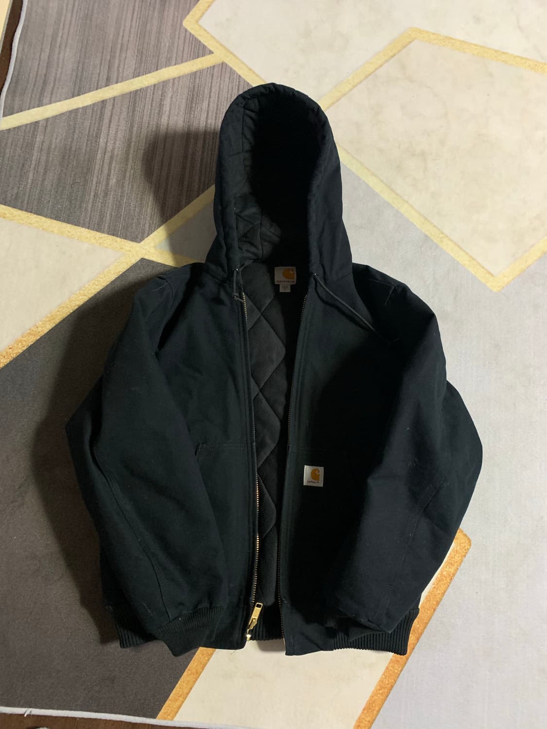 칼하트 j140 블랙 s사이즈 하자 없음 다른 액티브자켓 m 교환 가능 상품이미지1