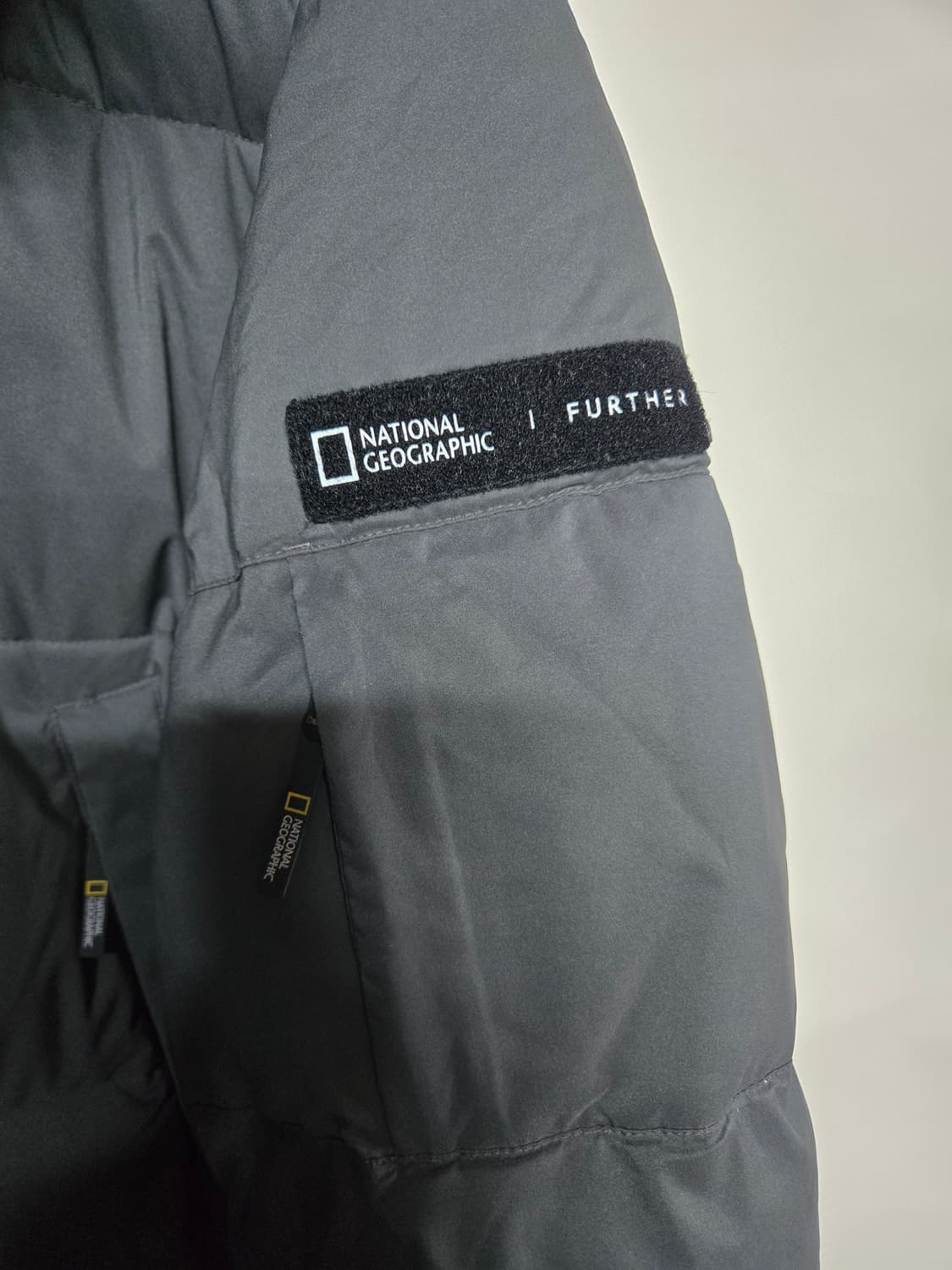 내셔널지오그래픽 구스다운 롱패딩 그레이 115 상품이미지5