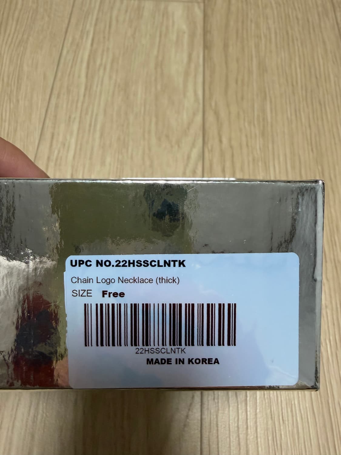 51퍼센트 로고 체인 목걸이(Thick) 상품이미지4