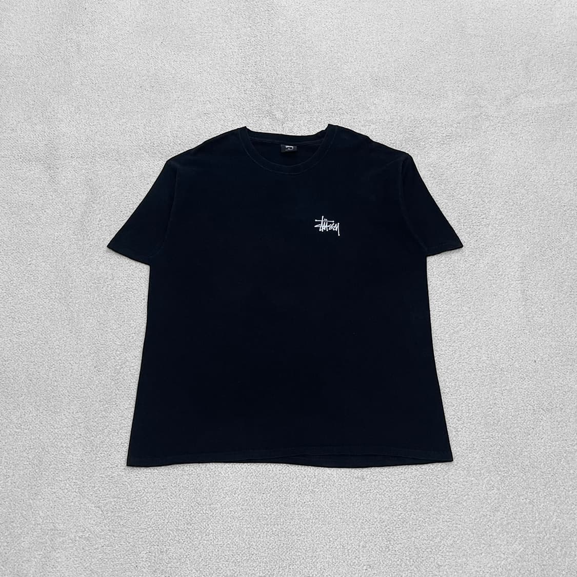 스투시 Stussy 베이직 로고 반팔 티셔츠 블랙 상품이미지2