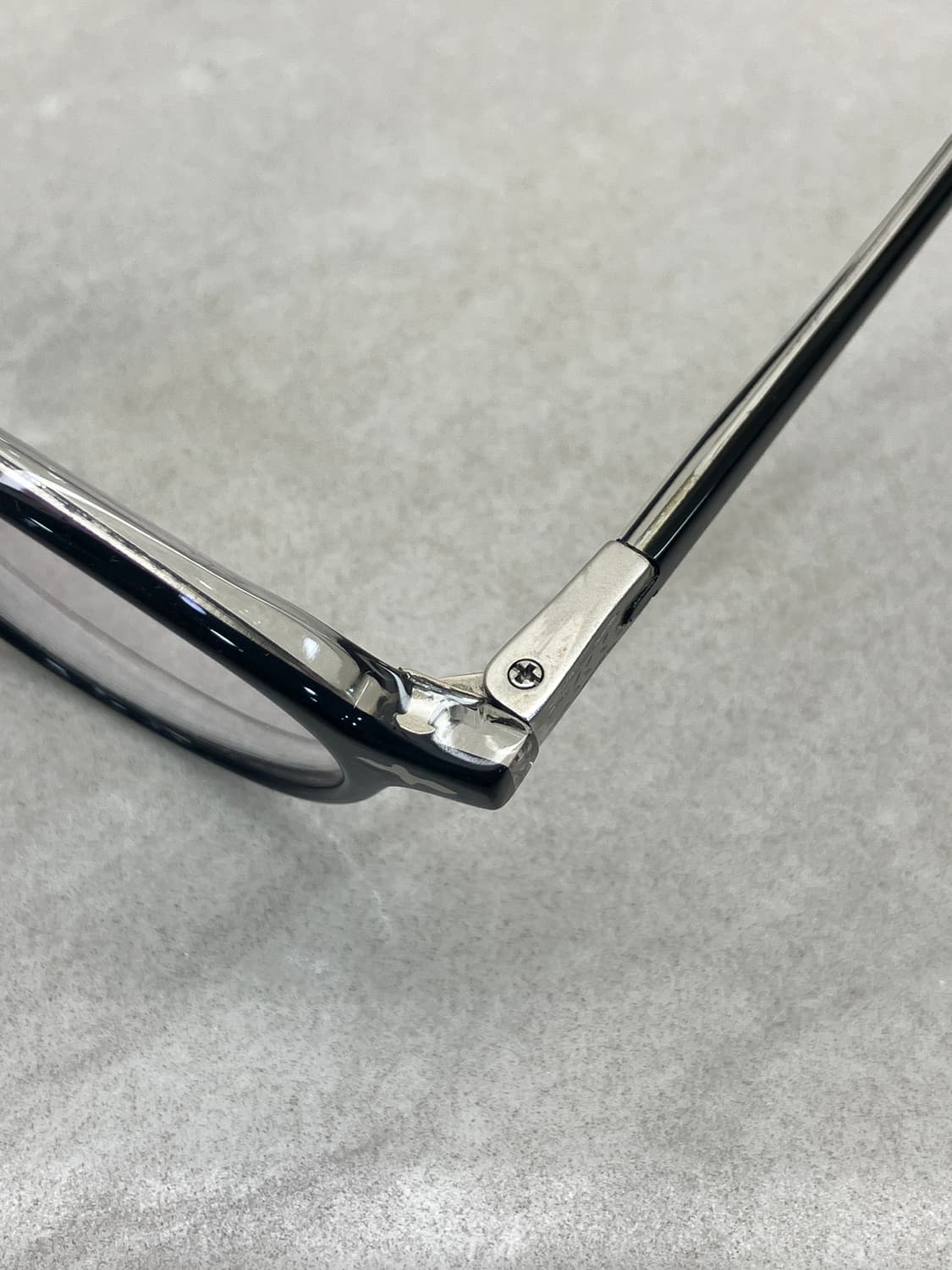 마츠다 MATSUDA 블랙클리어 오벌 뿔테 안경 상품이미지2