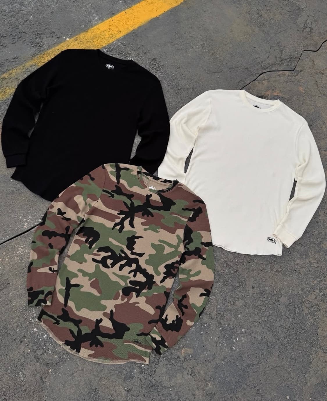 코르테이즈 써멀 카모 우드랜드 롱슬리브 corteiz thermal 상품이미지2