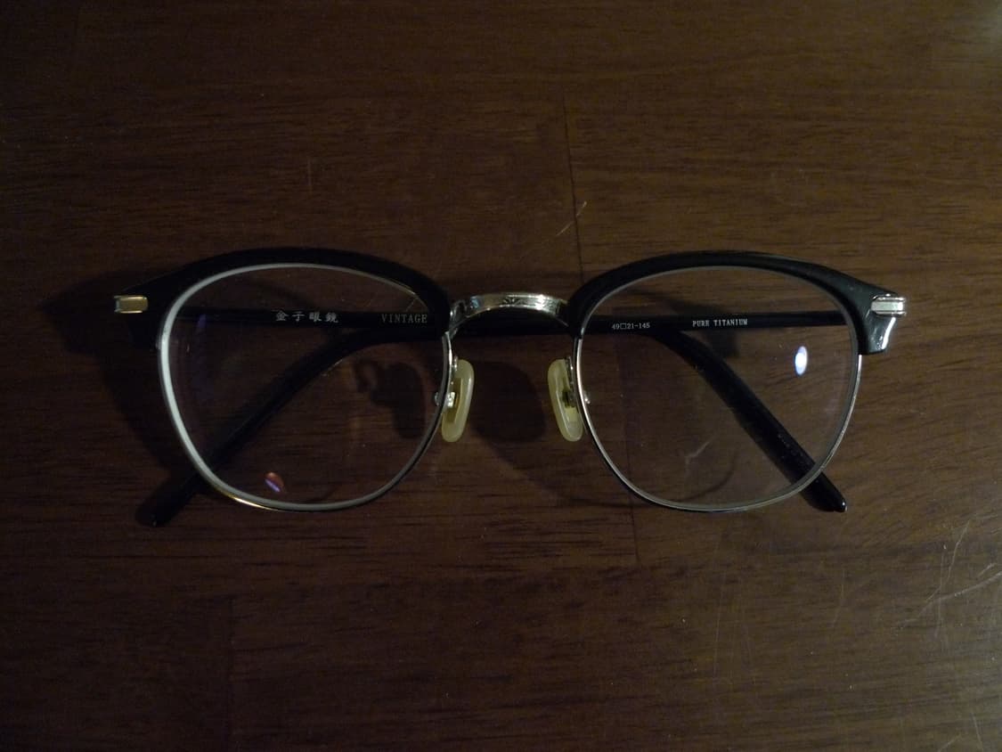 금자안경 하금테 kv-34 블랙실버 상품이미지1
