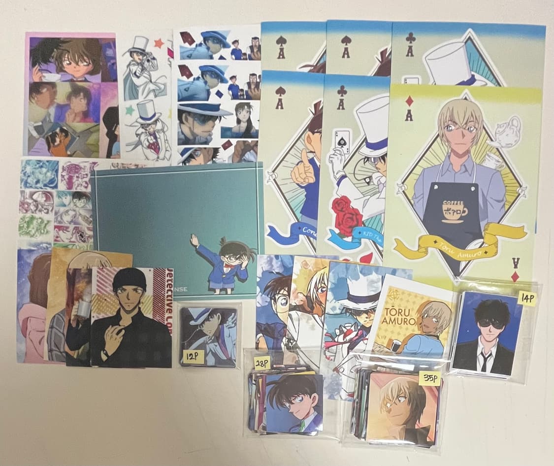 명탐정코난)스티커.메모지 세트 상품이미지1