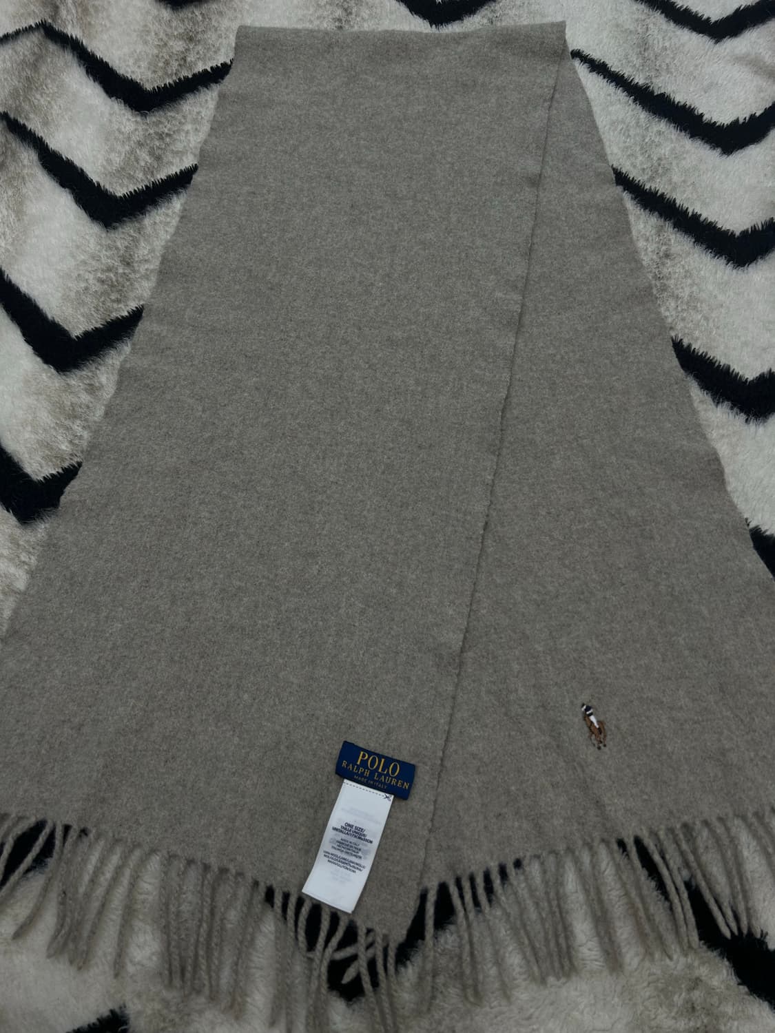 폴로랄프로렌 울 머플러/오트밀 상품이미지2