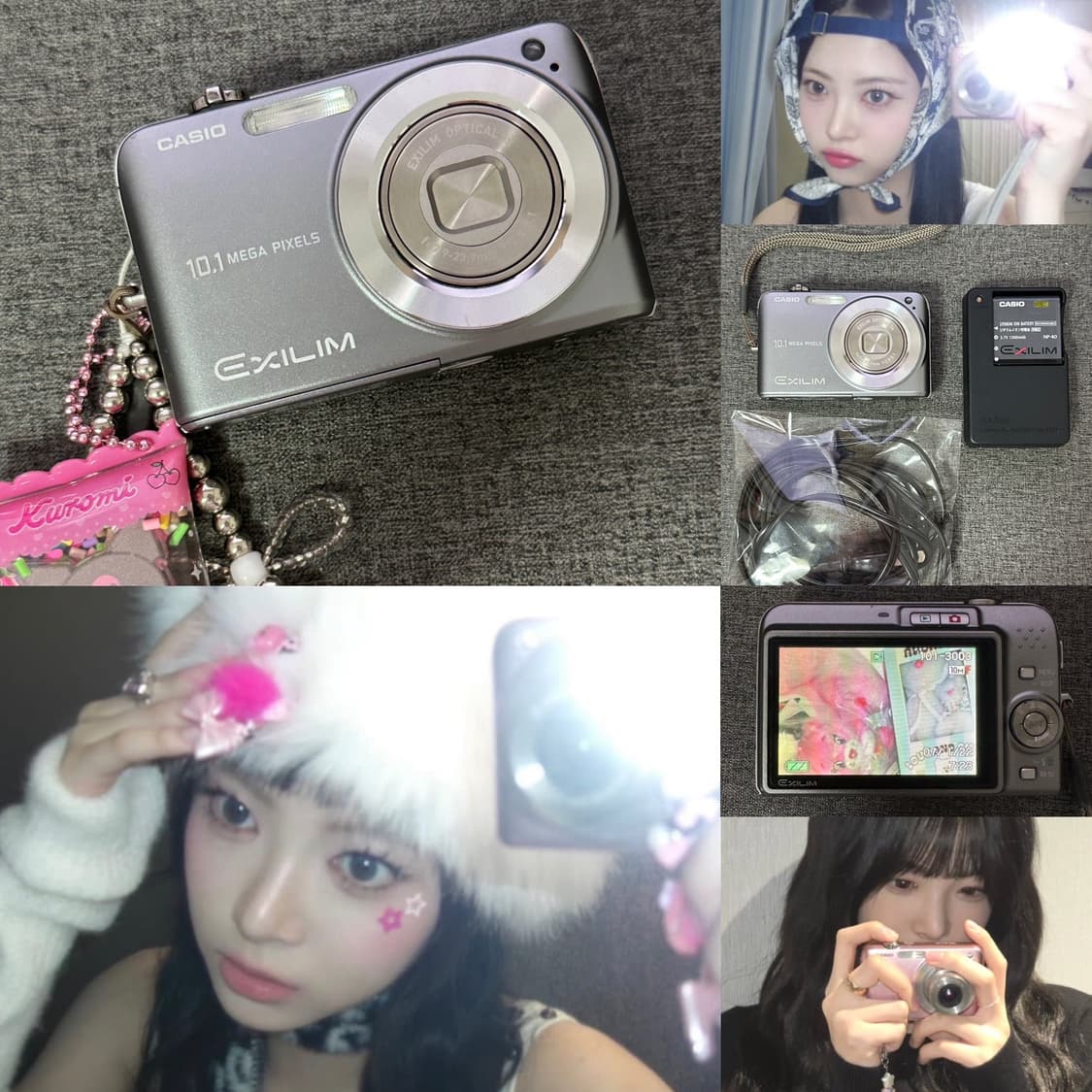 르세라핌 은채 디카 📸카시오 엑슬림 EX-Z1080 실버 상품이미지1