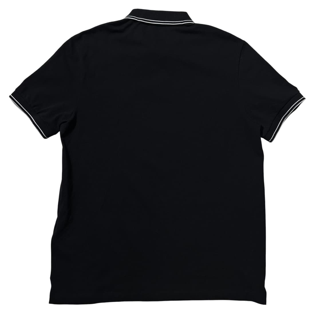 25ss 스톤아일랜드 로고 와펜 피케 카라 반팔 티셔츠 블랙 상품이미지2