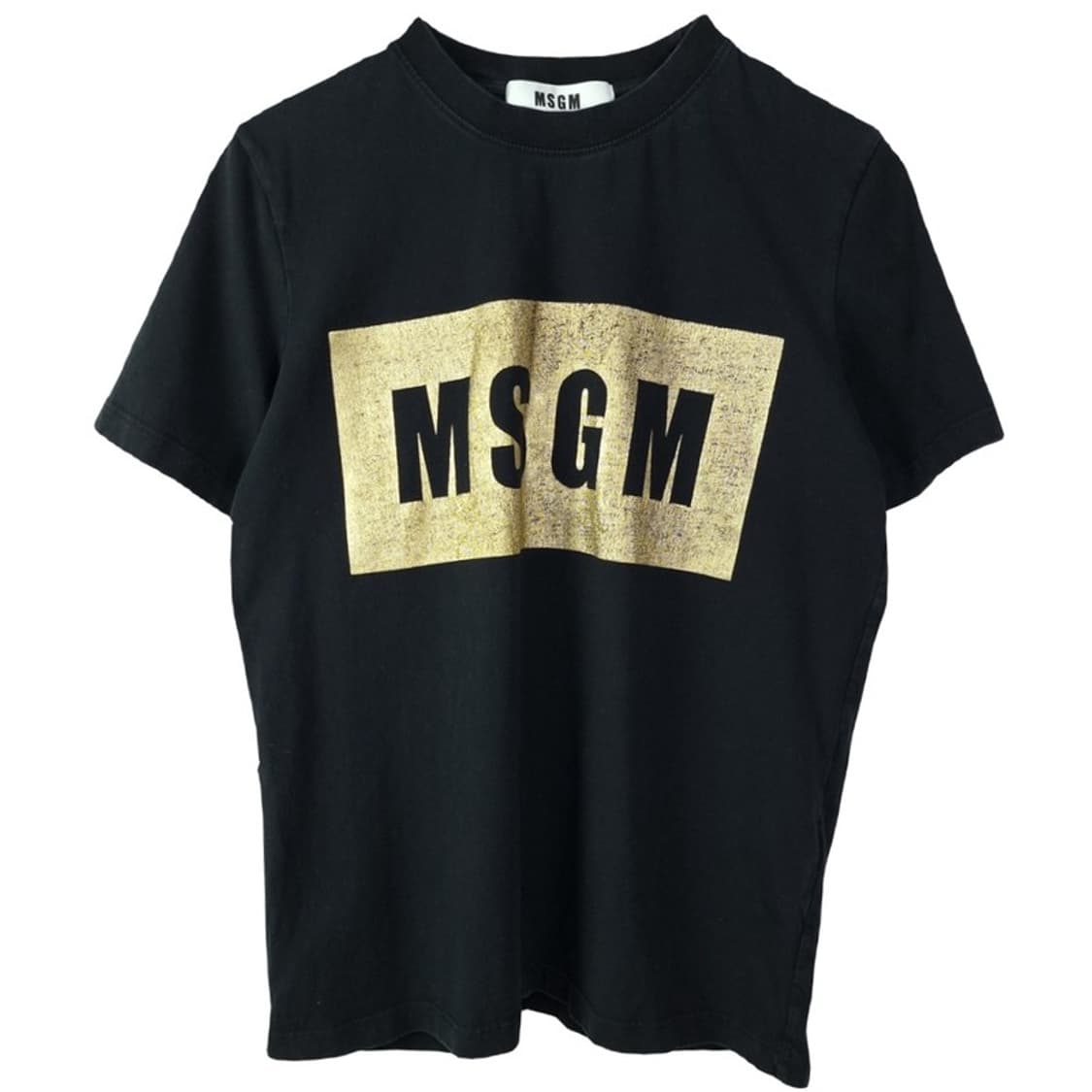 [MSGM 엠에스지엠] 빅로고 프린팅 반팔티 블랙 P01661 상품이미지2